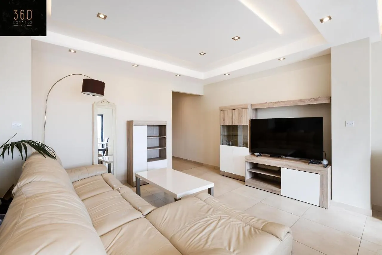 Beautiful, Spacious 3Br Home With Private Balcony With 360 Estates Saint Julian's Apartment