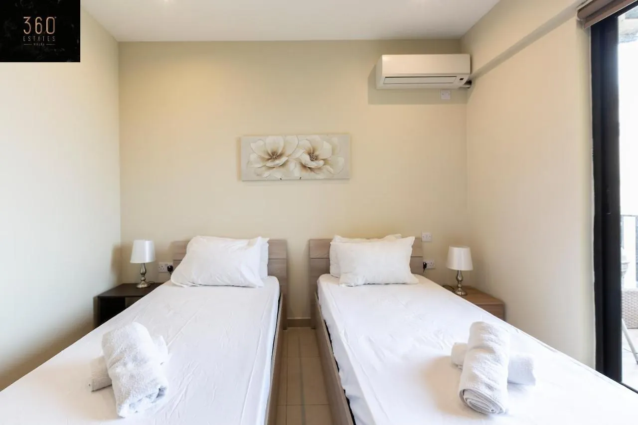 Beautiful, Spacious 3Br Home With Private Balcony With 360 Estates Saint Julian's Apartment